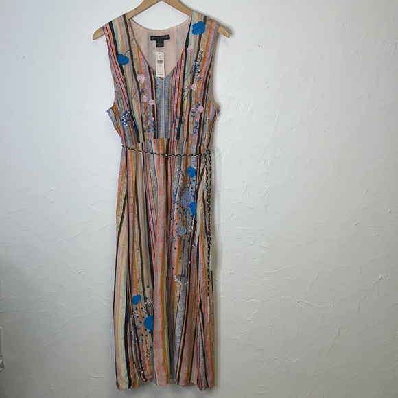 Anthropologie 5X Ajit Kumar Painterly Maxi Dress - Picture 10 of 12